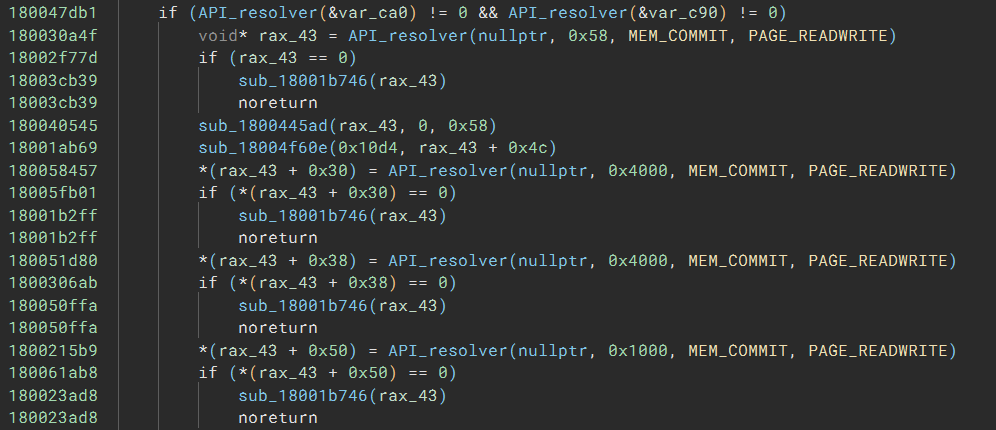 HLIL API type applied