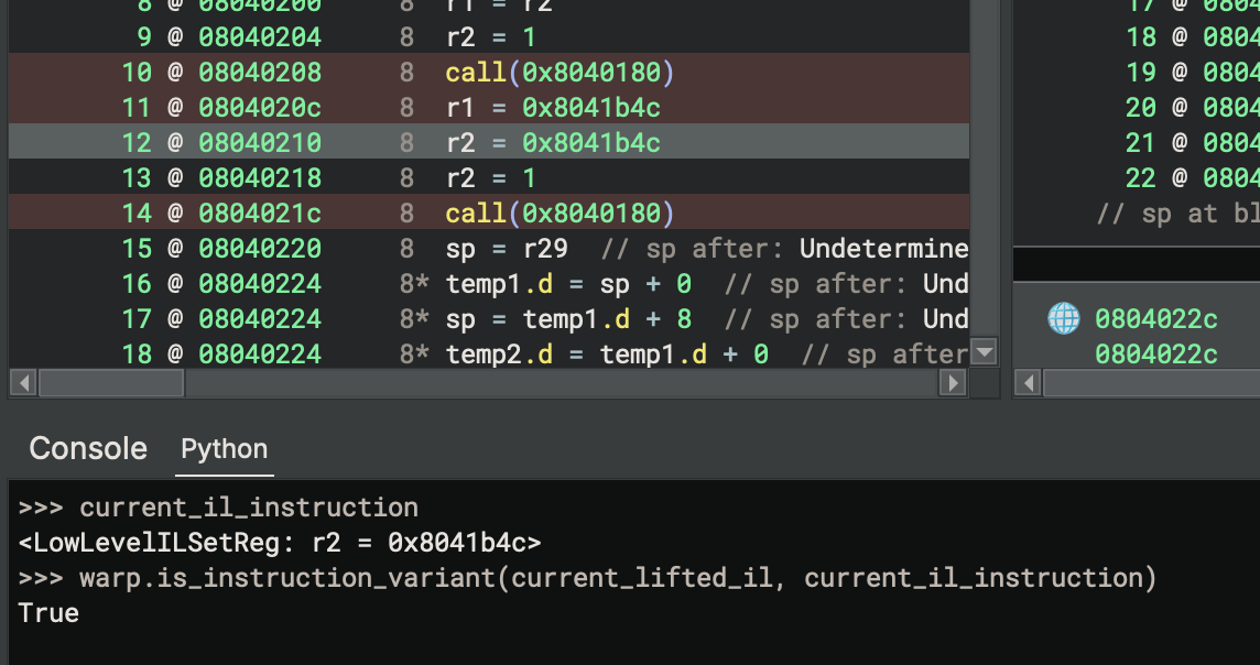 The other instruction is also variant, even if the Render Layer doesn't notice