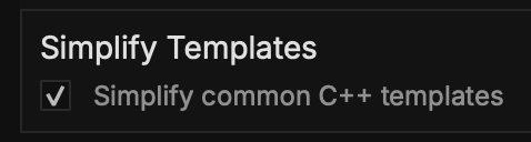 The "Simplify Templates" Option