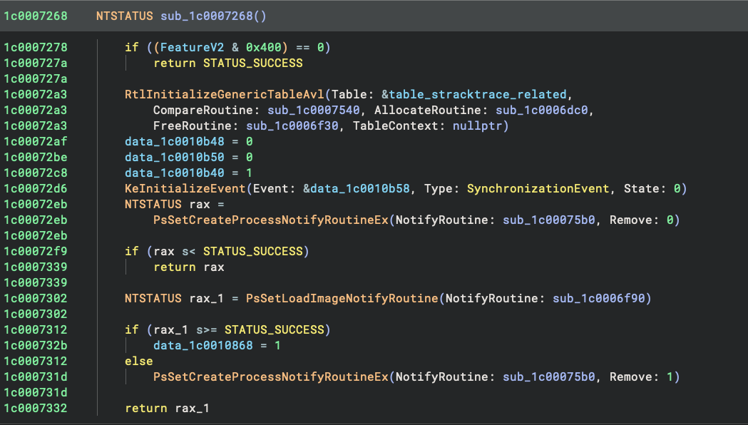 UCPD collects processes and loaded modules