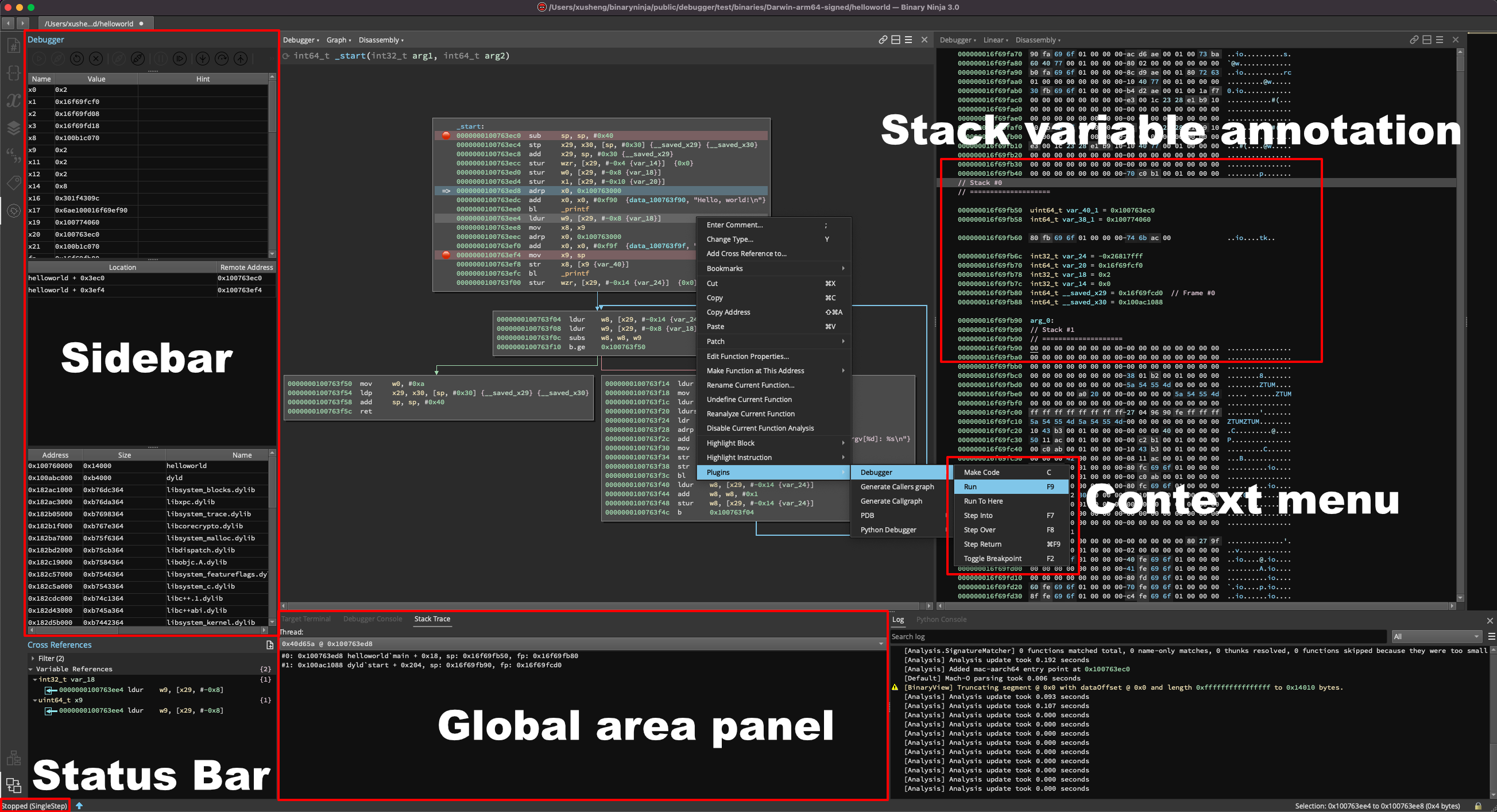 Updated Log Window